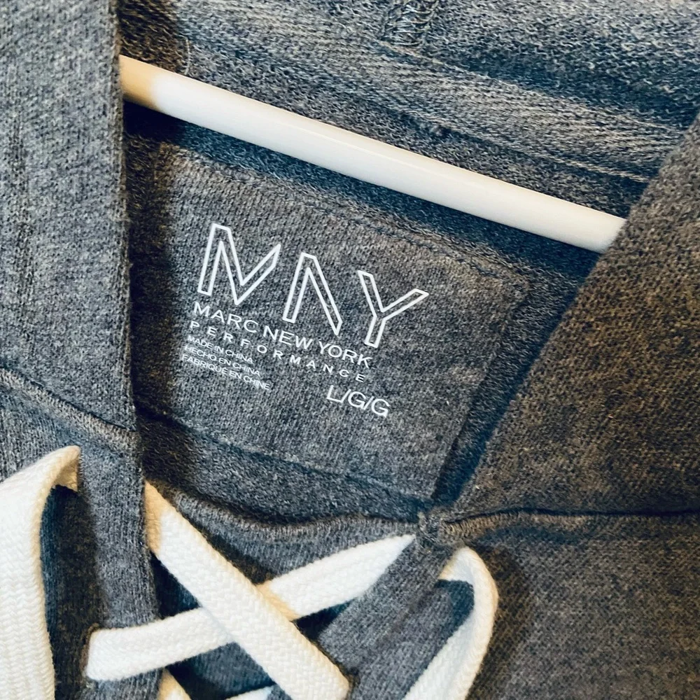 Marc New York Performace WOMENS short sleeve hooded sweat shirt - Picture 4 of 5